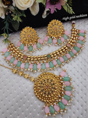 Premium quality Choker Set | Indian Jewelry | Bridal Jewelry | Festive Necklace Set | Partywear Choker Set | Wedding Jewelry Set