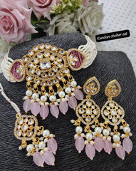 T.K Collection Premium quality Choker Set | Indian Jewelry | Bridal Jewelry | Festive Necklace Set | Partywear Choker Set | Wedding Jewelry Set